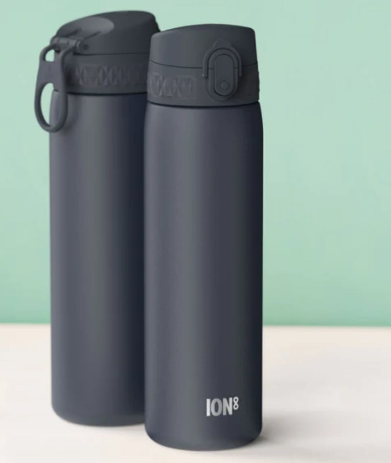 ION8 - Ion 8 Leak Proof Insulate Steel Water Bottle Μπουκάλι ισοθερμικό μεταλλικό Ανοξείδωτο Ατσάλι Slim Blue Μπλε 500ml I8TS500ANAVY