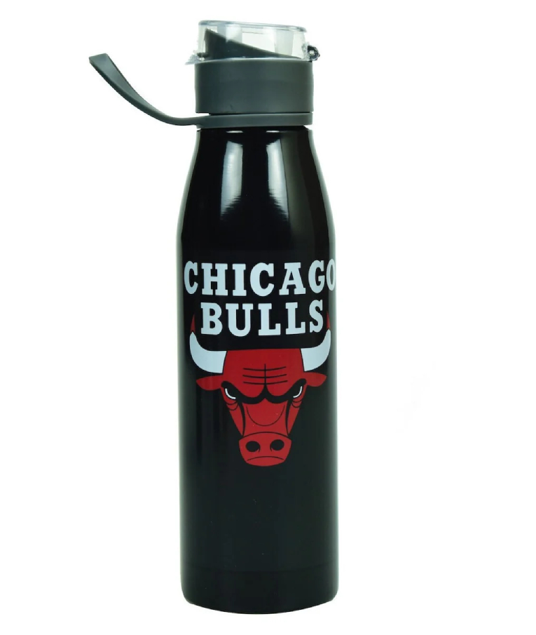 BMU - Back Me Up NBA Ανοξείδωτο Stainless Steel Παγούρι Chicago Bulls Μαυρο 600ml 558-55249