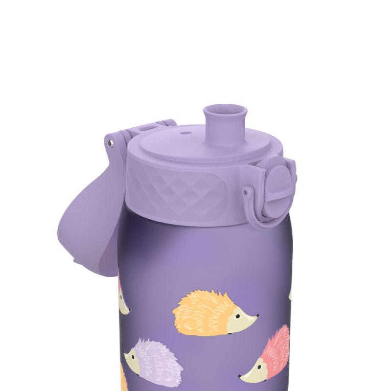ION8 - Ion8 Leak Proof Kids Water Bottle Pod HEDGEHOGS Παιδικό Παγούρι Σκατζοχοιράκια Μωβ  350ml  I8RF350PVHHOG