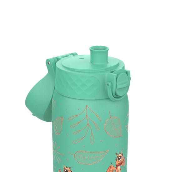 ION8 - Ion8 Leak Proof Kids Water Bottle Stainless Steel DRAGONS Παιδικό Παγούρι Δράκοι Βεραμάν 400ml  I8SS400PTDRAG