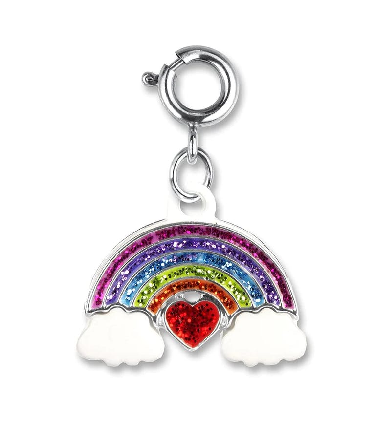 ! Glitter Rainbow Charm   - Γουράκι σε Σχήμα Γκλίτερ Ουράνιου Τόξου CT02-07