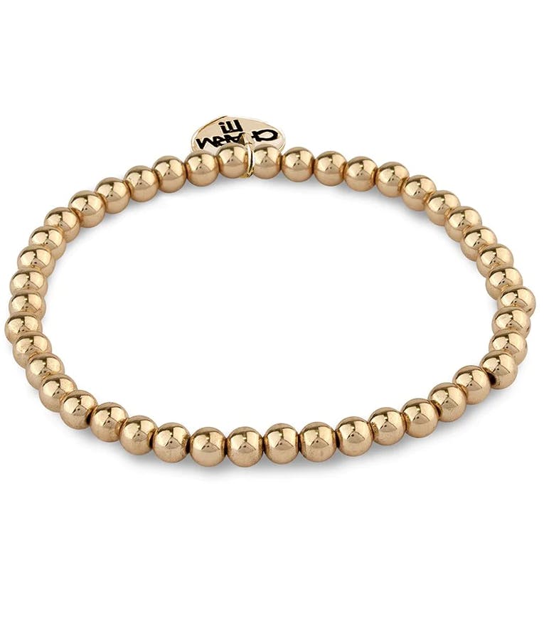 ! Gold Stretch Bead Bracelet - Βραχιόλι με Χρυσές Μικρές Χάντρες   CT07-03