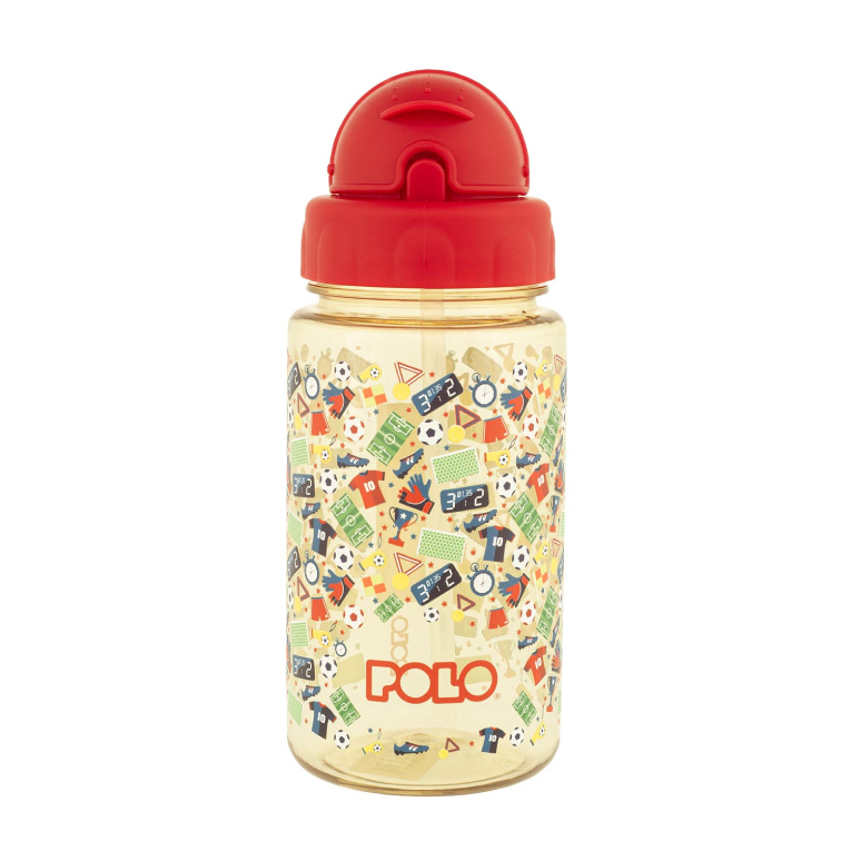 POLO -  Tritan Water Bottle with Strap 450ml Παγούρι Νερού FOOTBALL 9-48-001-8312