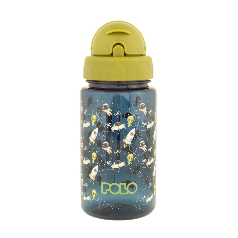 POLO -  Tritan Water Bottle with Strap 450ml Παγούρι Νερού σε χρώμα Μπλε FOOTBALL 9-48-001-8313