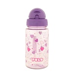  Tritan Water Bottle with Strap 450ml Παγούρι Νερού σε χρώμα ΜΩΒ HEARTS ΚΑΡΔΙΕΣ 9-48-001-8316