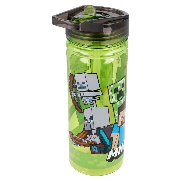 STOR Ecozen Water Canteen Παιδικό Παγούρι με Καλαμάκι MINECRAFT 530-40433 580ml BPA FREE