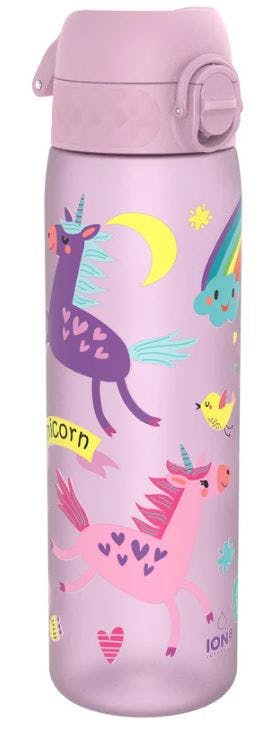 Ion8 Leak Proof Slim Sports Water Bottle UNICORNS Ροζ Παγούρι Μονόκεροι 500ml I8RF500PPUNIC