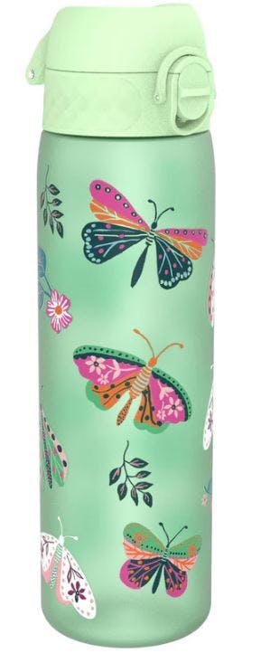 Ion8 Leak Proof Slim Sports Water Bottle WILD BUTTERFLY Λαχανί Παγούρι 500ml  I8RF500PGFLY2