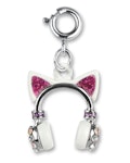 Charm it! Kitty Ears Headphones Charm  - Γουράκι σε Σχήμα Ακουστικών με αυτιά γάτας  CT02-22