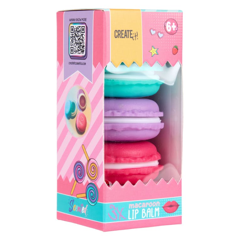  Candy Lip Balm Macaron Σετ 3 τεμαχίων  Ηλικία 6+   84844