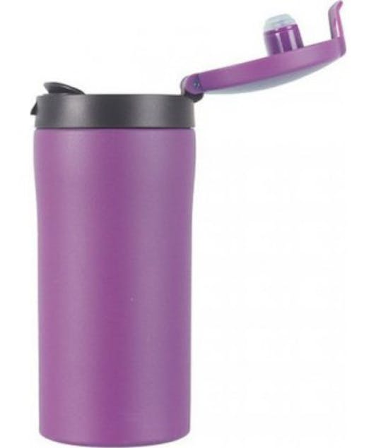 LIFEVENTURE - Κούπα Θερμός Lifeventure Flip Top THERMAL MUG 300ml Matt Purple 849090