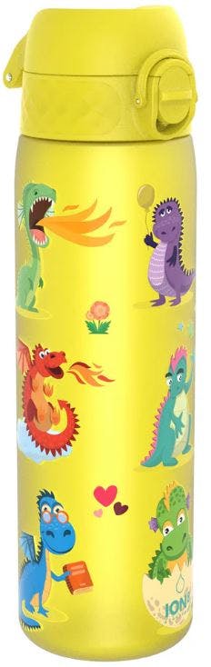 Ion8 Leak Proof Slim Sports Water Bottle Dragons Δράκοι Κίτρινο Παγούρι 500ml  I8RF500PYDRAG