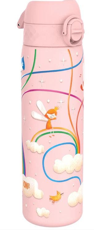 ION8 - Ion8 Leak Proof Slim Sports Water Bottle Πριγκίπισσες Princess Παγούρι Ροζ 600ml  I8SS600ppfairy