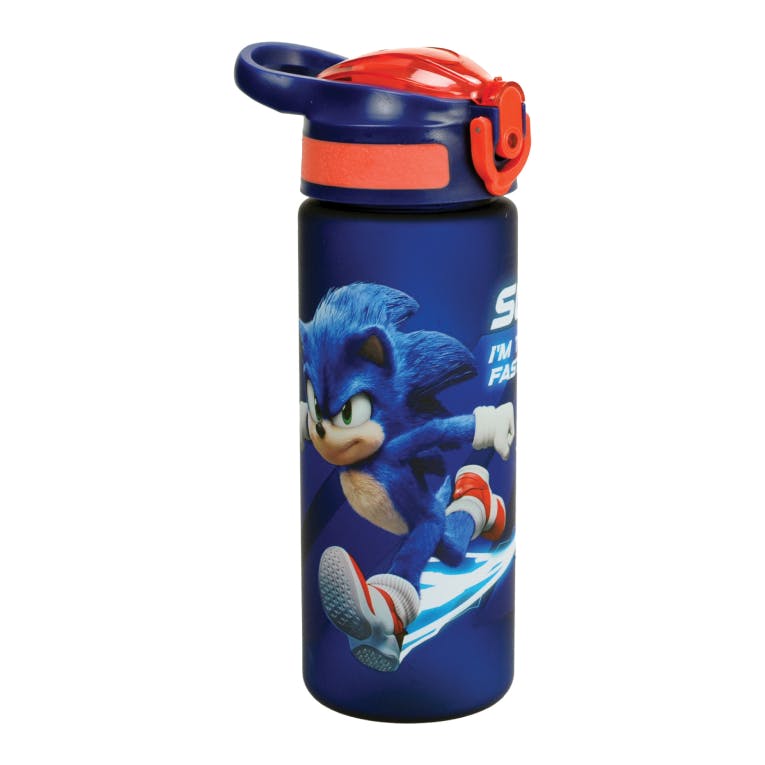 Gim Παγούρι SONIC 3 THE HEDGEHOG 600ml με καλαμάκι, κουμπί ανοίγματός και λαβή  572-54217