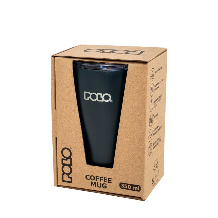 POLO - Polo Coffee Mug Ανοξείδωτη Κούπα Θερμός 350ml  Χρώμα Σκούρο Μπλε 9-49-024-5400