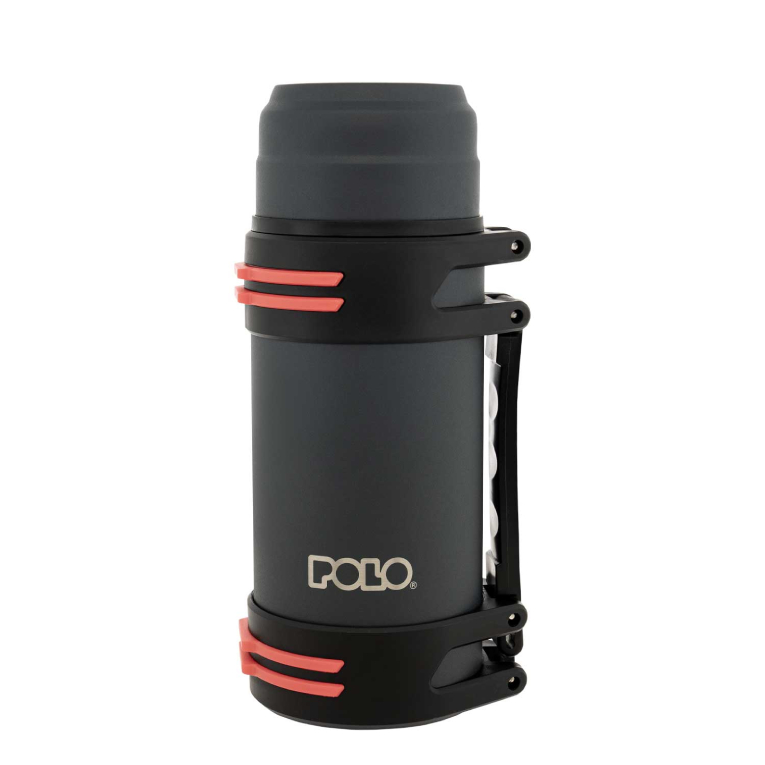Polo Ανοιξείδωτο Μπουκάλι Θερμός 1.6 λίτρων CHARCORAL  Thermos Inox 1.6lt 9-49-020-2100