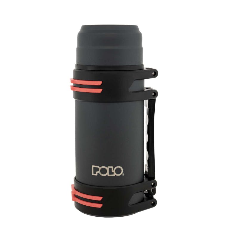 Polo Ανοιξείδωτο Μπουκάλι Θερμός 1.6 λίτρων CHARCORAL  Thermos Inox 1.6lt 9-49-020-2100