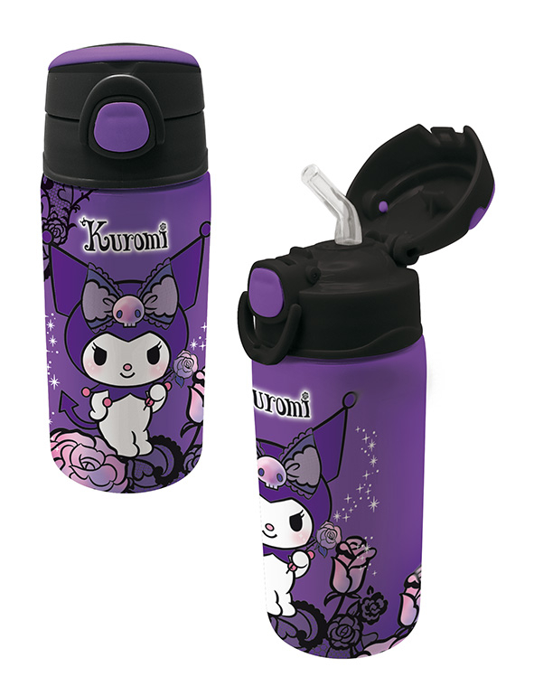 Ανοξείδωτο Stainless Steel Παγούρι KUROMI Μωβ 500ml  252413