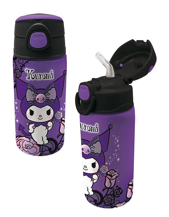 GRAFFITI -  Ανοξείδωτο Stainless Steel Παγούρι KUROMI Μωβ 500ml  252413