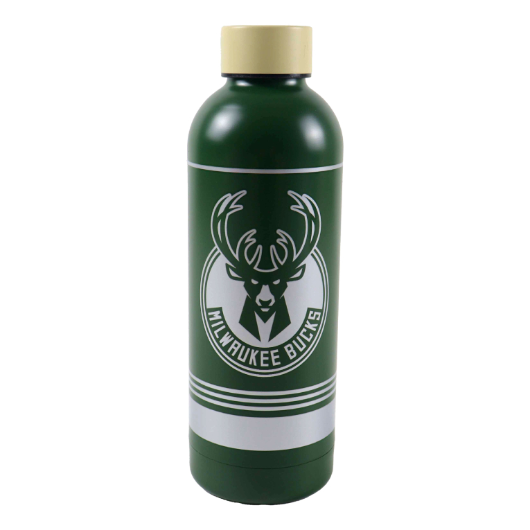 NBA Μπουκάλι Θερμός Πράσινο MILWAUKEE bucks Stainless Steel Ανοξείδωτο Ατσάλι 530 ml 558-57223