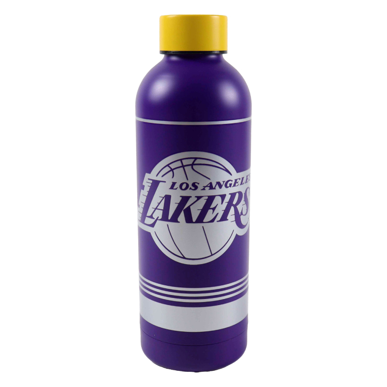NBA Μπουκάλι Θερμός Μωβ ΝΒΑ LAKERS Stainless Steel Ανοξείδωτο Ατσάλι  530 ml 558-57223