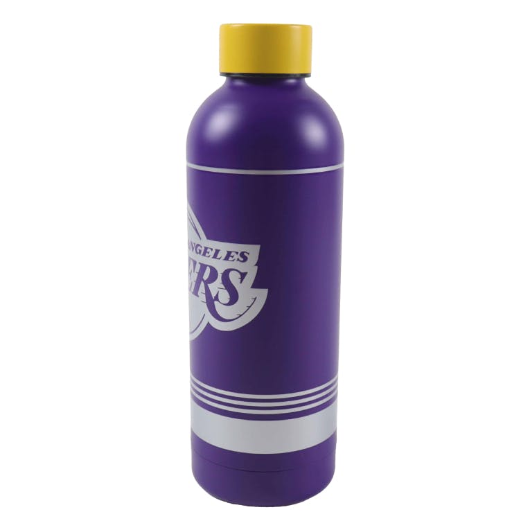 GIM - NBA Μπουκάλι Θερμός Μωβ ΝΒΑ LAKERS Stainless Steel Ανοξείδωτο Ατσάλι  530 ml 558-57223