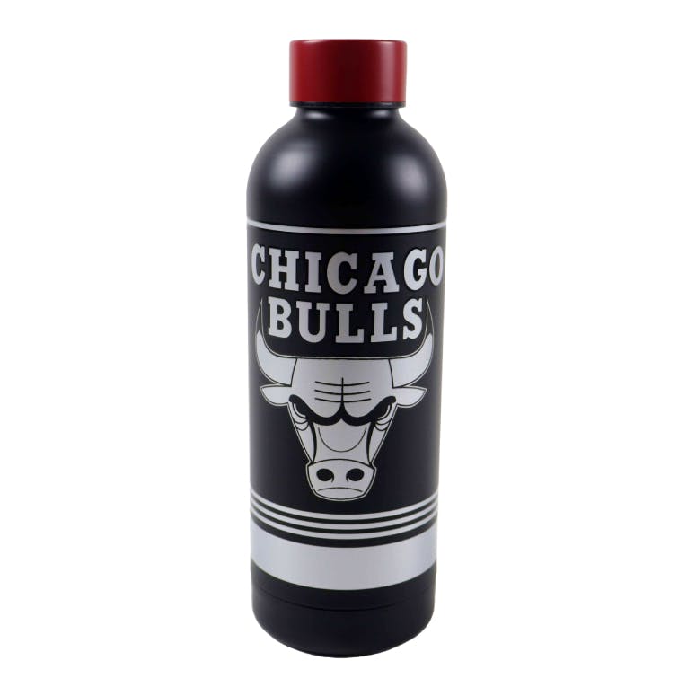 NBA Μπουκάλι Θερμός Μαύρο ΝΒΑ Chicago Bulls Stainless Steel Ανοξείδωτο Ατσάλι  530 ml 558-57223