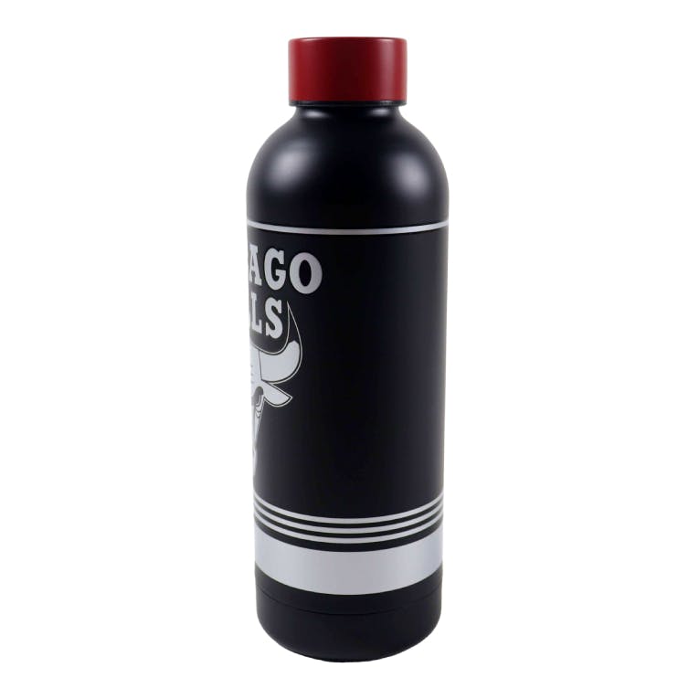 GIM - NBA Μπουκάλι Θερμός Μαύρο ΝΒΑ Chicago Bulls Stainless Steel Ανοξείδωτο Ατσάλι  530 ml 558-57223