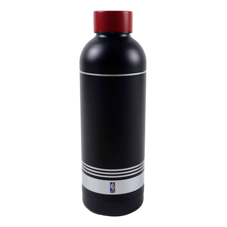 GIM - NBA Μπουκάλι Θερμός Μαύρο ΝΒΑ Chicago Bulls Stainless Steel Ανοξείδωτο Ατσάλι  530 ml 558-57223