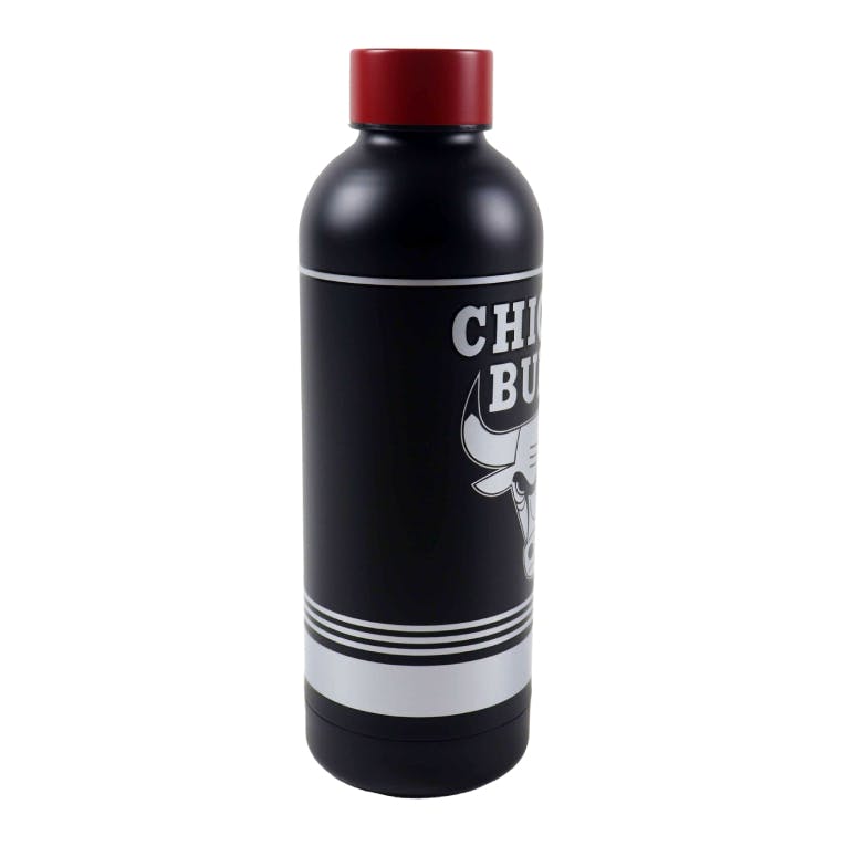 GIM - NBA Μπουκάλι Θερμός Μαύρο ΝΒΑ Chicago Bulls Stainless Steel Ανοξείδωτο Ατσάλι  530 ml 558-57223