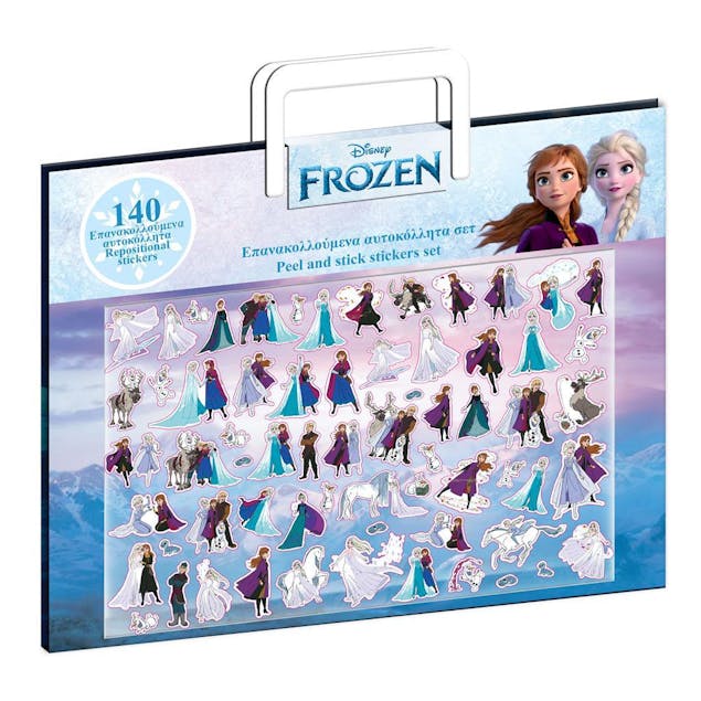 TANEX KIDS - Frozen Επανακολούμενα Αυτοκόλλητα Σετ - Peel and Stick Stickers  Set Diakakis 000563251
