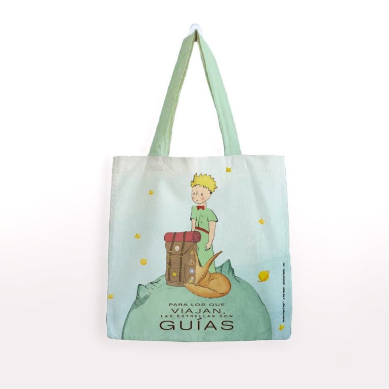 Υφασμάτινη Τσάντα Ώμου LE PETIT PRINCE Διάσταση 37x40cm  LLP-57-14 Bolsa Algodon Mediana