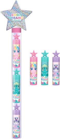 Kids Wand with Lip Balm SWEET DREAMS Σετ 3τμχ Lip Balm Ηλικία 3+ KL11625