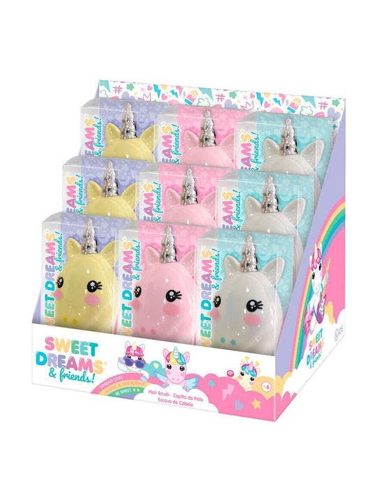 Kids Shaped Hairbrush SWEET DREAMS Χτένα Μαλλιών σε σχήμα Μονόκερου KL10871