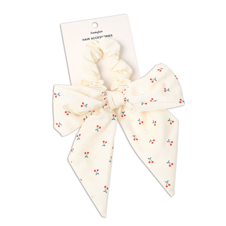  Blossom Hair Tie Cherry Bow Cherry  Φιόγκοι Μαλλιών 300-31004