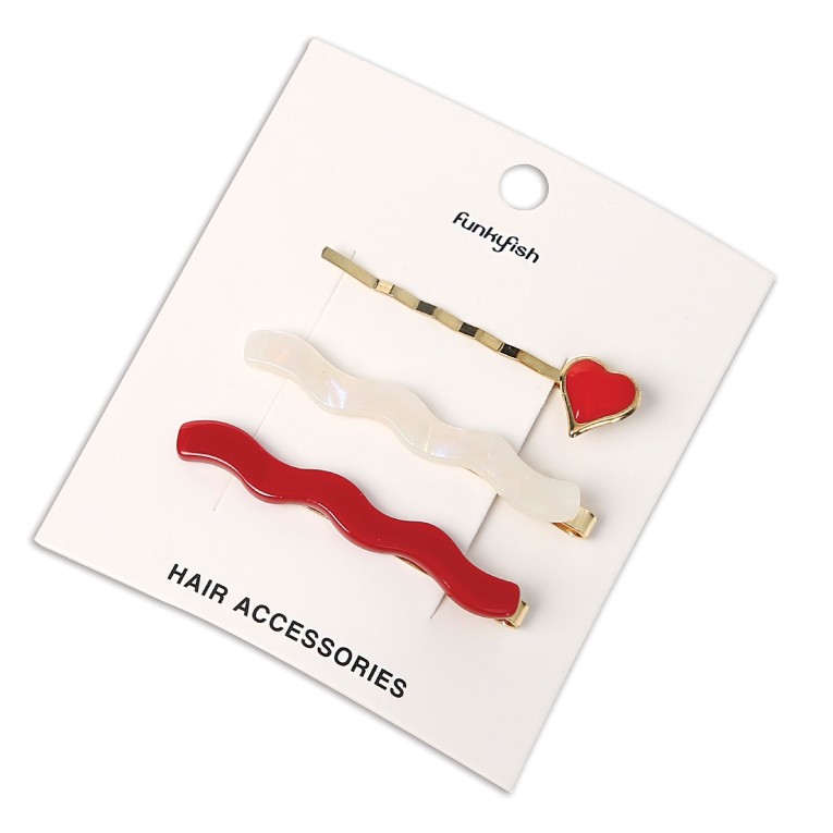  Pins Hair Cherry Blossom 3τεμ Τσιμπιδάκια Μαλλιών 300-31003