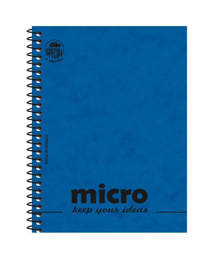 TYPOTRUST - Typotrust Σημειωματάριο Ριγε Σπιραλ NO2 60 φ 2 Θεμάτων Micro 8x12 4601-1