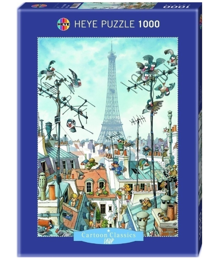 HEYE - Puzzle Παζλ  Jean-Jacques Loup: Eiffel Tower Κομμάτια Loup Πύργος Του Άϊφελ 29358 ΗΕΥΕ Puzzle  50x70