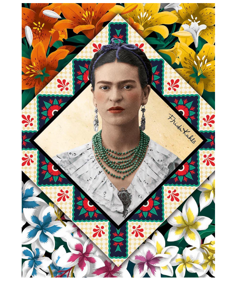 EDUCA - Puzzle Παζλ Frida Kahlo Flowers   500τεμ 18483 34x48