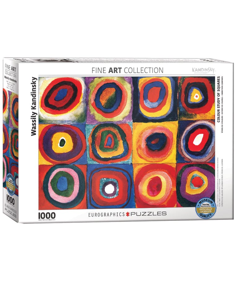 Puzzle Παζλ Color Study of Squares by Wassily Kandinsky 1000 Τεμ. 6000-1323 48x68