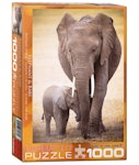 Puzzle Παζλ Elephant & Baby Save the planet Collection 1000 Τεμ. 6000-0270  48x68