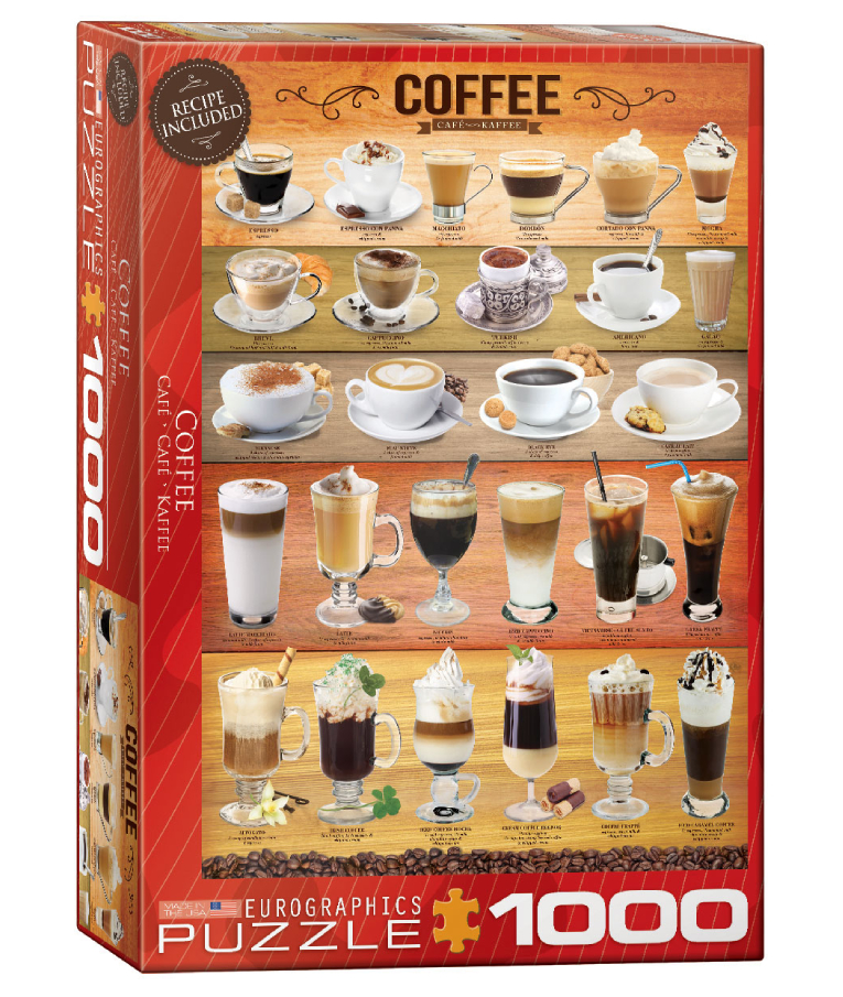 EUROGRAPHICS - Puzzle Παζλ COFFEE 1000τεμ. 6000-0589 Eurographics 48x68