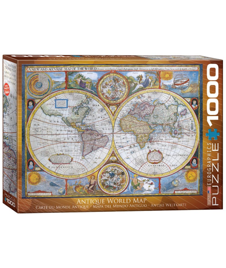 Puzzle ΠΑΖΛ Antique World Map Maps Collection  1000 Τεμ. 6000-2006 48x68