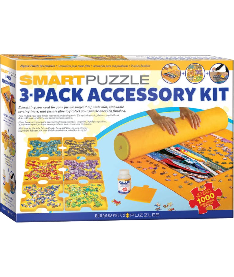 Eurographics 8955-0107 Smart-Puzzle 3-Pack Accessory Kit (Glue,Roll,Sorter) 1000pcs Αποθήκευση και Ταξινόμηση Παζλ