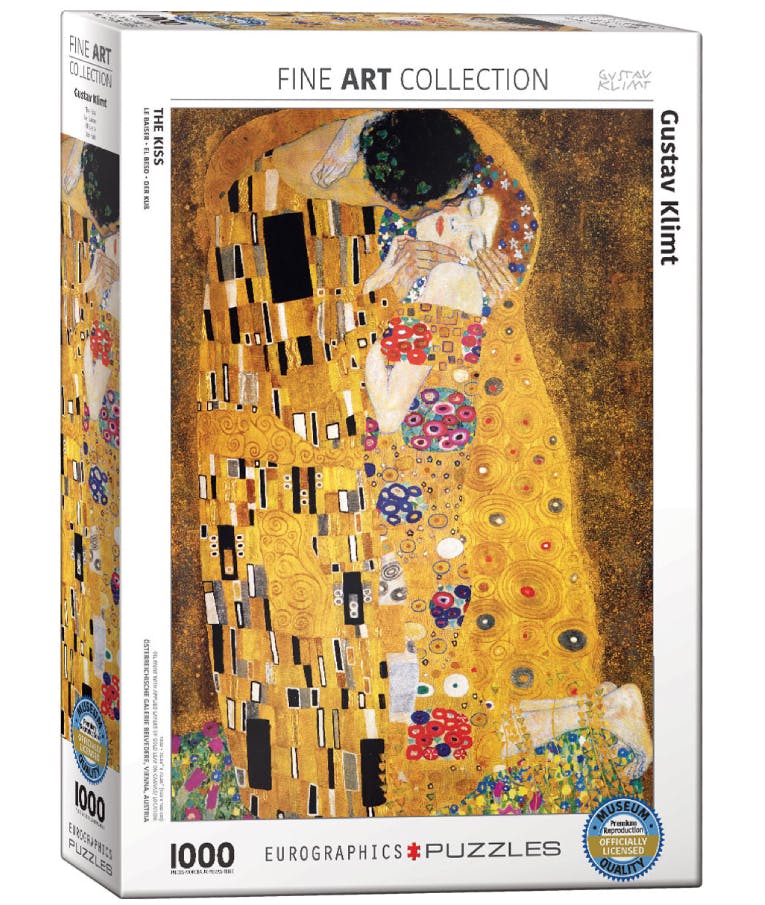 Puzzle Παζλ The Kiss by Gustav Klimt - Officially Licenced Museum 1000 Τεμ. 600-4365 48x68