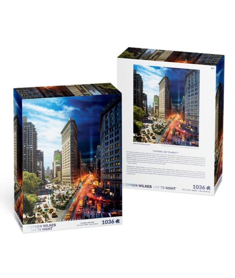 Puzzle Παζλ 22581 Prime3D Flatiron, New York - Day to Night -1036 τεμ 410031 50χ69.6 cm Ηλικία 8+