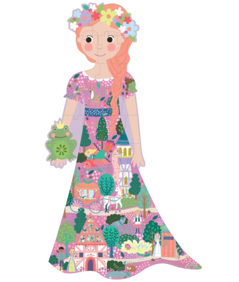 FLOSS & ROCK - Floss & Rock Fairy 40ps Puzzle Princess Παζλ Πριγκήπισσες 40 τμχ Ηλικία 3+   45P6463