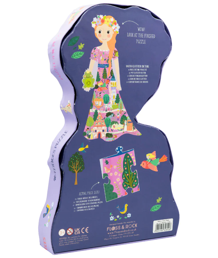 FLOSS & ROCK - Floss & Rock Fairy 40ps Puzzle Princess Παζλ Πριγκήπισσες 40 τμχ Ηλικία 3+   45P6463