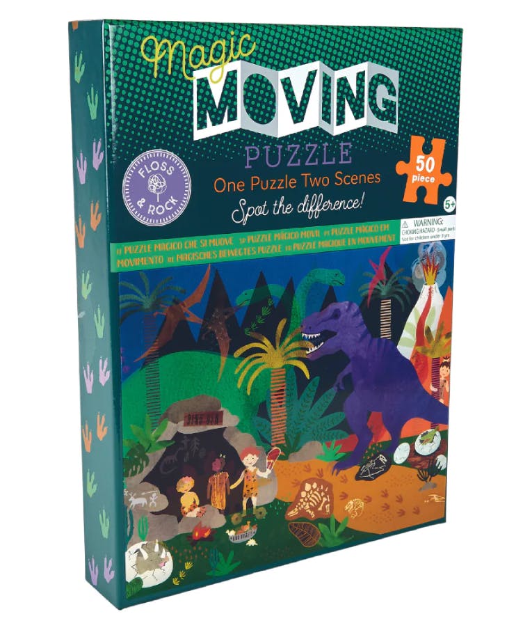  Fairy 50ps 3D Magic Moving Puzzle Dinosaurs (One Puzzle -2 Scenes) Παζλ Δεινόσαυροι 50 τμχ Ηλικία 5+ 44P6433