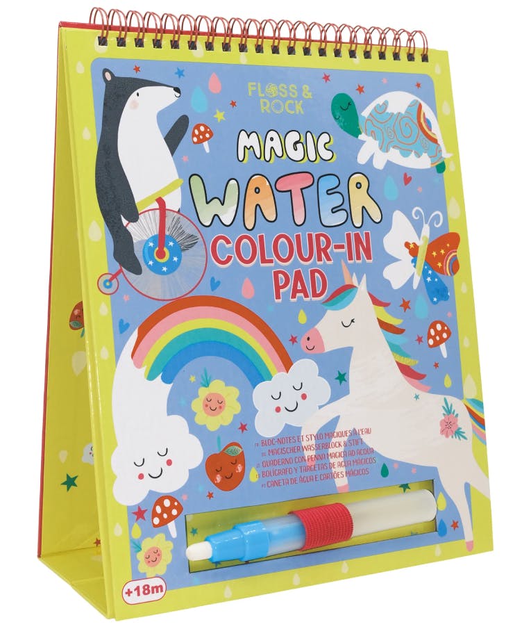  WATERCARD EASEL AND PEN- Rainbow Magic Water Pad Flipbook - Μπλοκ Ζωγραφικής Μαγικές Χρωμοσελίδες 3+ 43P6391